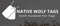 Logo for Native Wolf Pet Tags