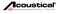 Logo for Acoustical Solutions