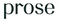 Logo for Prose