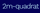 Logo for 2m-quadrat