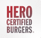 Logo for Hero Certified Burger