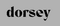 Logo for Dorsey