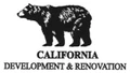 Logo for California Development & Renovation