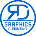 Logo for R. D GRAPHICS PRINTING