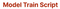 Logo for Model Train Script